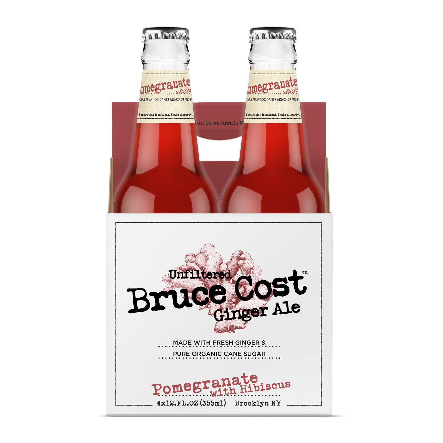 Bruce Cost Ginger Ale - Pomegranate with Hibiscus